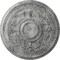 Ekena Millwork Tellson Ceiling Medallion (Canopies up to 6 3/4"), 30 5/8"OD x 2 1/2"P, Ultra Pure White Crackle CM30TEUWC - alternate 1